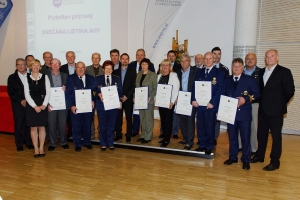 Prejemniki Svečane listine AVP