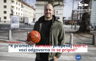 Varnostni pas nacionalna preventivna akcija in košarkar Marko Milič