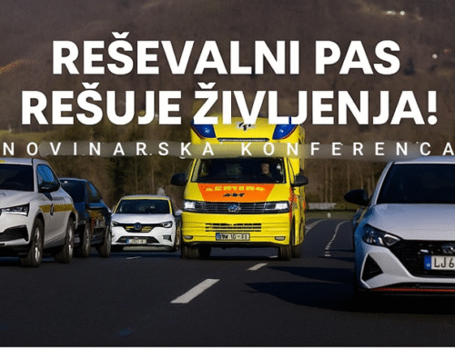Vabilo na dogodek za medije Reševalni pas rešuje življenja!