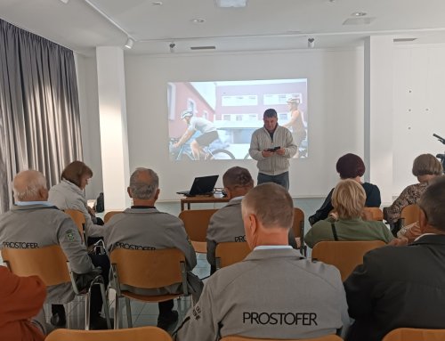 V Trebnjem preventivna delavnica za starejše kolesarje in e-kolesarje