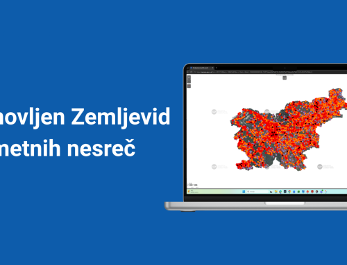 Prenovljen Zemljevid prometnih nesreč je še preglednejši